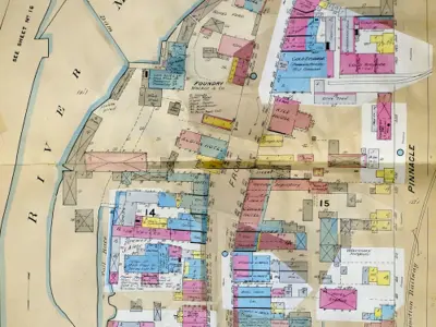 Fire insurance map of Belleville.